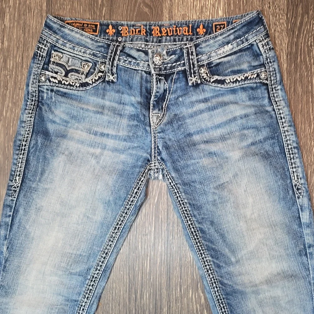 Rock Revival Abbie Flare Jeans 27W 29L
